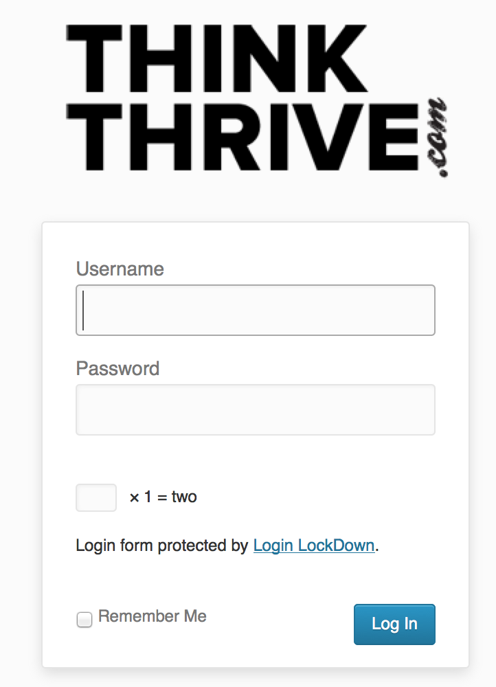 Thrive Creative Group - Tips on how to protect your WordPress website.