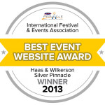 2013 Silver Best Event Website Design Award Winner