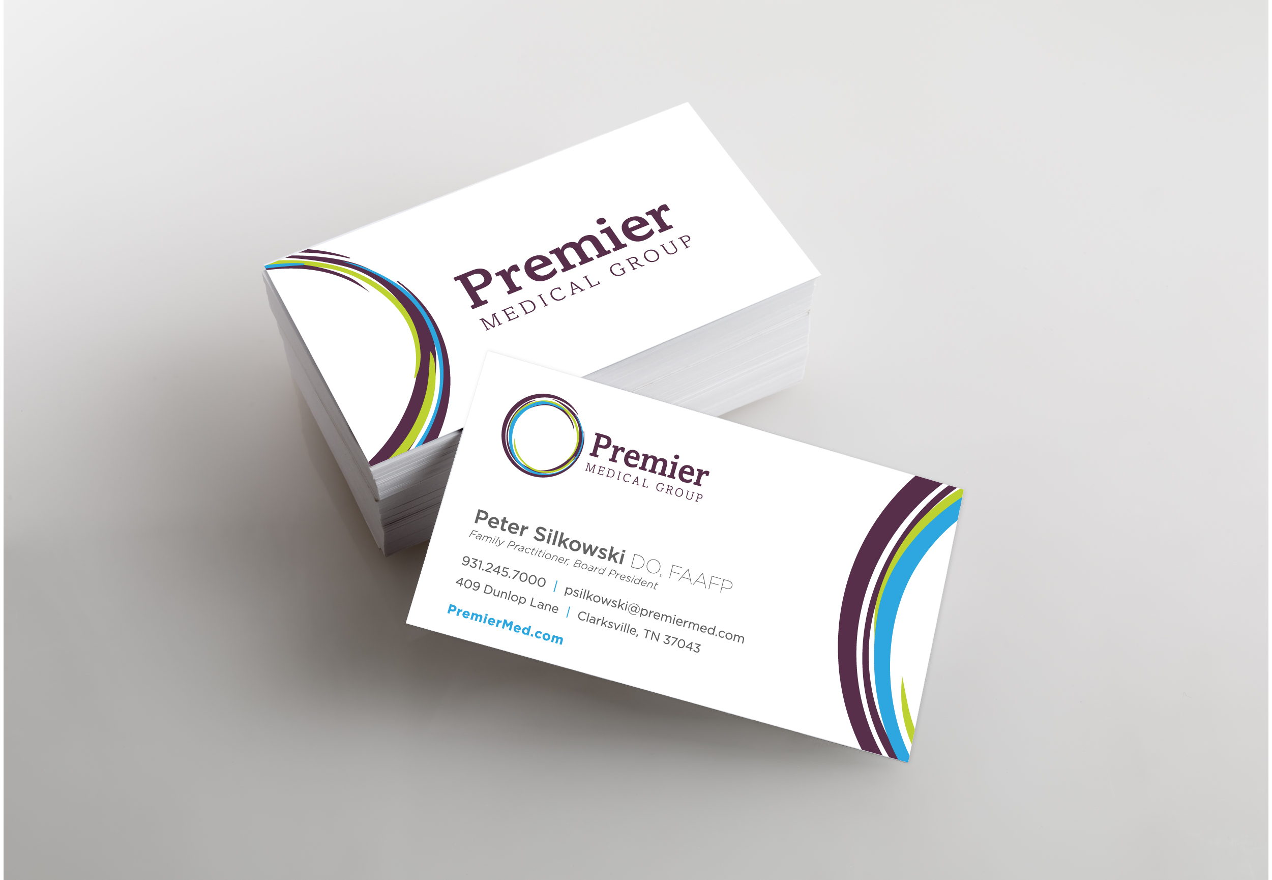 Premier Medical Group Business Cards