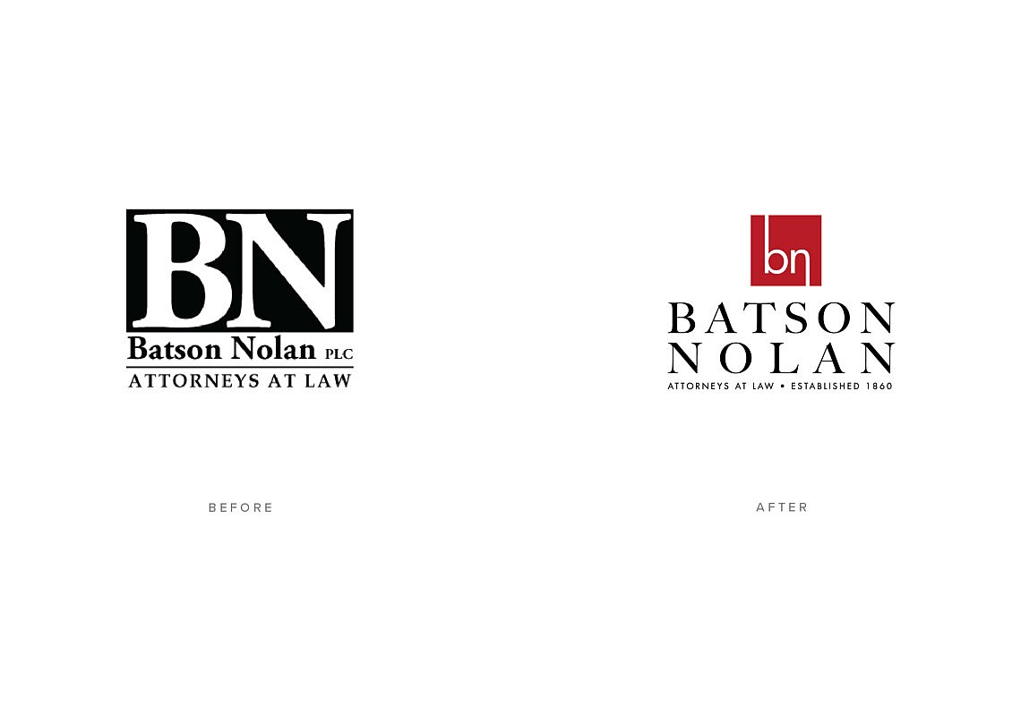 Batson Nolan Law Firm Logo Rebrand