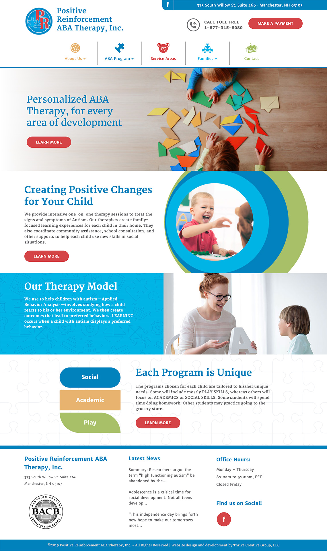 Positive-Reinforcement-ABA-Therapy-website-design