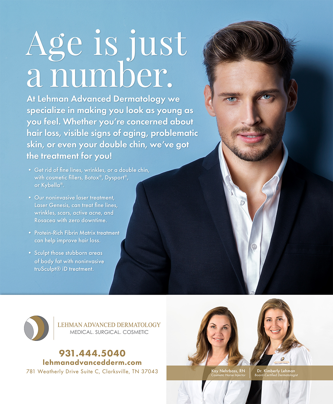 Ad layout and design for Doctors Office